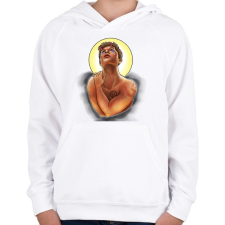 PRINTFASHION Dean - Gyerek kapucnis pulóver - Fehér gyerek pulóver, kardigán