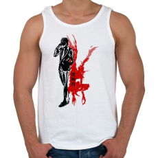 PRINTFASHION Death note - Férfi atléta - Fehér