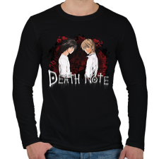 PRINTFASHION death note - Férfi hosszú ujjú póló - Fekete férfi póló