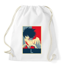 PRINTFASHION Death Note - L - Sportzsák, Tornazsák - Fehér tornazsák