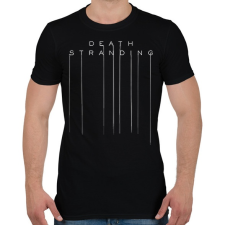 PRINTFASHION Death Stranding - Férfi póló - Fekete férfi póló