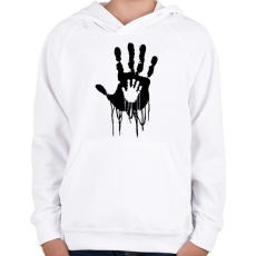 PRINTFASHION Death Stranding - Gyerek kapucnis pulóver - Fehér