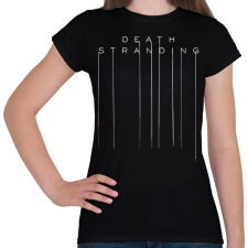 PRINTFASHION Death Stranding - Női póló - Fekete női póló