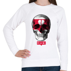 PRINTFASHION Deathgram - Női pulóver - Fehér