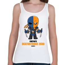 PRINTFASHION Deathstroke Zero - Fortnite Season 6 - Női atléta - Fehér
