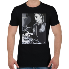 PRINTFASHION Deborah de Luca - Férfi póló - Fekete férfi póló