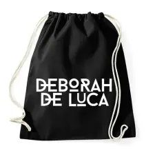 PRINTFASHION Deborah de Luca - Sportzsák, Tornazsák - Fekete tornazsák