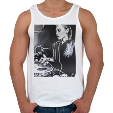 PRINTFASHION Deborah - Férfi atléta - Fehér