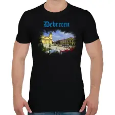 PRINTFASHION Debrecen - Férfi póló - Fekete férfi póló