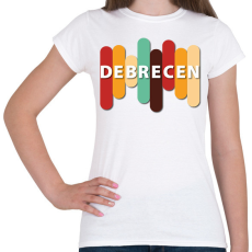 PRINTFASHION Debrecen - Színes - Női póló - Fehér