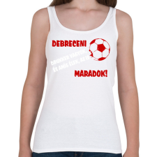PRINTFASHION Debreceni drukker - Női atléta - Fehér női trikó