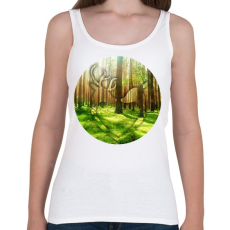 PRINTFASHION Deer couple - Női atléta - Fehér