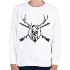 PRINTFASHION Deer prize - Gyerek pulóver - Fehér gyerek pulóver, kardigán