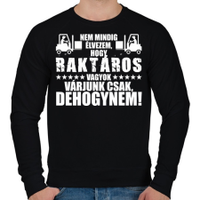 PRINTFASHION DEHOGYNEM, Raktáros! - Férfi pulóver - Fekete férfi pulóver, kardigán