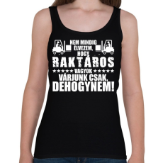 PRINTFASHION DEHOGYNEM, Raktáros! - Női atléta - Fekete