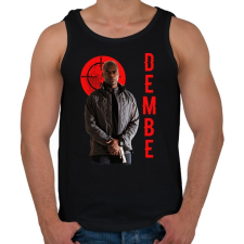 PRINTFASHION dembe - Férfi atléta - Fekete atléta, trikó