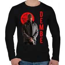 PRINTFASHION dembe - Férfi hosszú ujjú póló - Fekete férfi póló