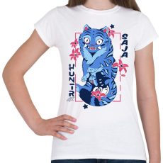 PRINTFASHION Demon Hunters Huntrix tigris - Saja boys - kpop - Női póló - Fehér