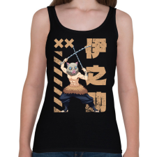 PRINTFASHION demon slayer Inosuke - Női atléta - Fekete női trikó