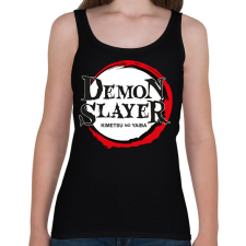 PRINTFASHION Demon Slayer Kimetsu No Yaiba - Női atléta - Fekete női trikó