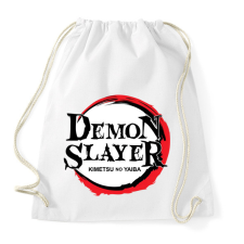 PRINTFASHION Demon Slayer minta - Sportzsák, Tornazsák - Fehér tornazsák
