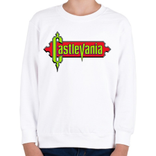PRINTFASHION Démonkastély - Gyerek pulóver - Fehér gyerek pulóver, kardigán