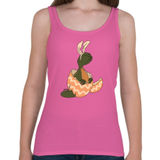 PRINTFASHION DemoNyuszi - Női atléta - Rózsaszín