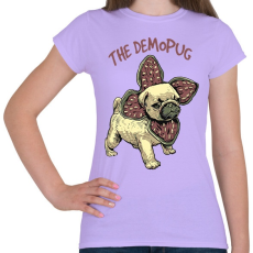 PRINTFASHION Demopug - Női póló - Viola