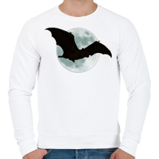 PRINTFASHION Denevér - Férfi pulóver - Fehér férfi pulóver, kardigán