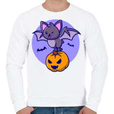 PRINTFASHION Denevér - Férfi pulóver - Fehér