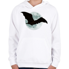 PRINTFASHION Denevér - Gyerek kapucnis pulóver - Fehér gyerek pulóver, kardigán