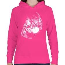PRINTFASHION Denevér - Női kapucnis pulóver - Fukszia női pulóver, kardigán