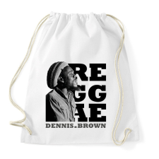 PRINTFASHION Dennis Brown - Sportzsák, Tornazsák - Fehér tornazsák