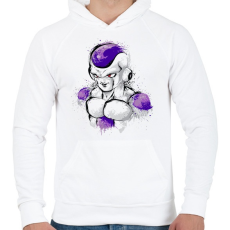 PRINTFASHION Dermesztő - Férfi kapucnis pulóver - Fehér