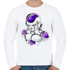 PRINTFASHION Dermesztő - Férfi pulóver - Fehér