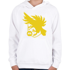 PRINTFASHION Destiny logo - Gyerek kapucnis pulóver - Fehér
