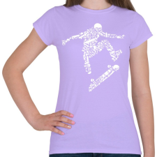 PRINTFASHION Deszkás - Női póló - Viola női póló