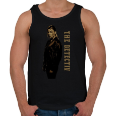 PRINTFASHION DETECTIV - Férfi atléta - Fekete