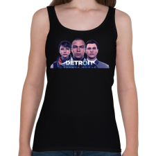 PRINTFASHION Detroit become human - Női atléta - Fekete női trikó