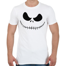 PRINTFASHION Devil smile - Férfi póló - Fehér