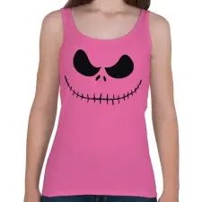 PRINTFASHION Devil smile - Női atléta - Rózsaszín női trikó