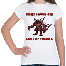 PRINTFASHION Diablo - Női póló - Fehér női póló