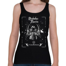 PRINTFASHION Diabolus Noctis - Okkult Design - Női atléta - Fekete női trikó