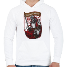 PRINTFASHION Dicsőséges győzelem - Férfi kapucnis pulóver - Fehér férfi pulóver, kardigán