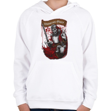 PRINTFASHION Dicsőséges győzelem - Gyerek kapucnis pulóver - Fehér