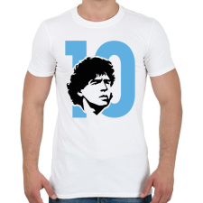 PRINTFASHION Diego 10 - Férfi póló - Fehér férfi póló