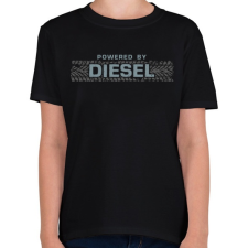 PRINTFASHION Diesel - Gyerek póló - Fekete gyerek póló