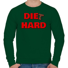 PRINTFASHION DIET HARD - Férfi pulóver - Sötétzöld férfi pulóver, kardigán