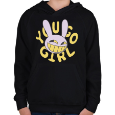 PRINTFASHION Digitális Cirkusz - Gyerek kapucnis pulóver - Fekete gyerek pulóver, kardigán