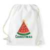 PRINTFASHION Dinnye karácsonyfa - Sportzsák, Tornazsák - Fehér